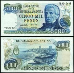 Arjantin 5000 Pesos 1977 Çilaltı Çil Pick 305b(2)