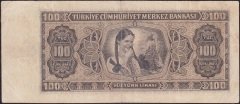 3.Emisyon 100 Lira A10 008357 Çok Temiz +