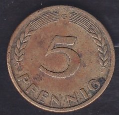 Almanya 5 Pfennig 1949 Lander