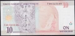 8.Emisyon 10 YTL F08 515148 Çilaltı