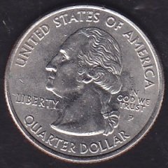 Amerika Çeyrek Dolar 2006 P Hatıra North Dakota