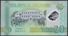 Gambia 20 Dalasis 2014 Çil - Hatıra Polymer Pick 30