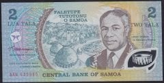 Batı Samoa 2 Tala 1990 Çil Polimer Pick 31e