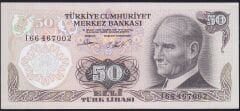 6.Emisyon 2.Tertip 50 Lira I66 467002 Çil