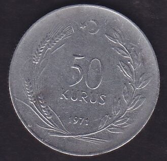 1971 Yılı 50 Kuruş