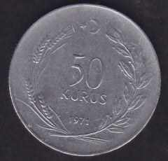 1971 Yılı 50 Kuruş