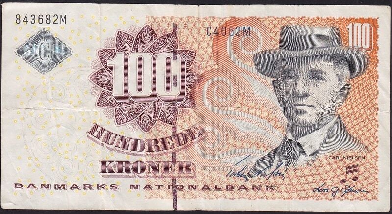 Danimarka 100 Kroner 2006 Temiz