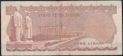 6.Emisyon 1.Tertip 20 Lira B48 417500 Çok Temiz