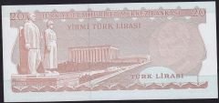 6.Emisyon 3.Tertip 20 Lira F61 237938 Çilaltı Çil