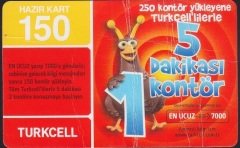TURKCELL HAZIR KART 150 KONTÖR SKT 2010