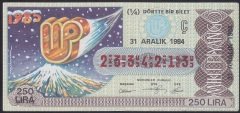 1984 31 ARALIK ÇEYREK BİLET Ç SERİSİ