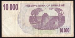 Zimbabwe 10000 Dolar 2006 Çok Temiz+