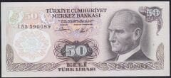 6.Emisyon 2.Tertip 50 Lira I55 590089 Çilaltı