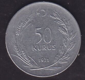 1971 Yılı 50 Kuruş
