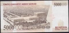 7.Emisyon 5000000 Lira E37 663225 Çok Temiz+