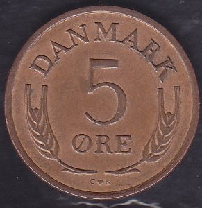 Danimarka 5 Öre 1966
