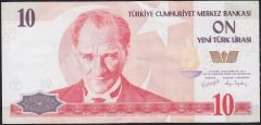8.Emisyon 10 YTL A18 874358 Çok Çok Temiz