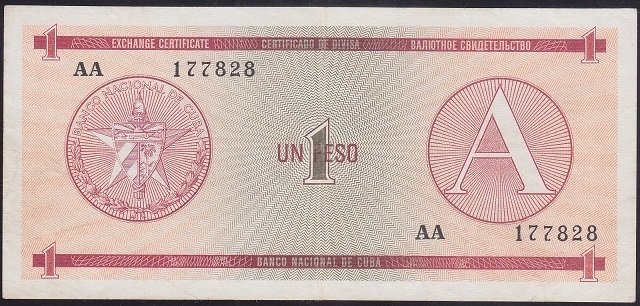KÜBA 1 PESO 1985 ÇÇT +