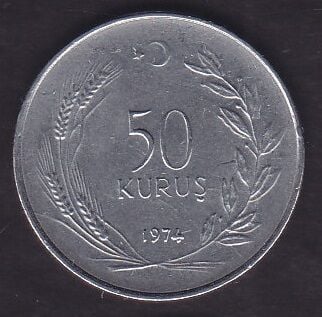 1974 Yılı 50 Kuruş