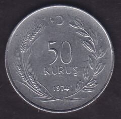 1974 Yılı 50 Kuruş