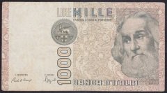 İTALYA 1000 LİRE 1982 ÇOK TEMİZ eski para alan yerler