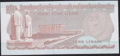 6.Emisyon 3.Tertip 20 Lira F24 410850 Çilaltı