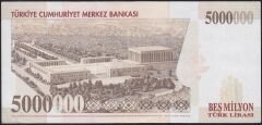 7.Emisyon 5000000 Lira D78 249744 Çok Çok Temiz+