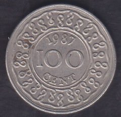 SURİNAME 100 CENT 1987