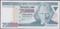 7.Emisyon 3.Tertip 250000 F01 000615 Çilaltı Çil İlk Binde
