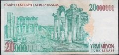 7.EMİSYON 20 000 000 LİRA H53 777636 ÇÇT