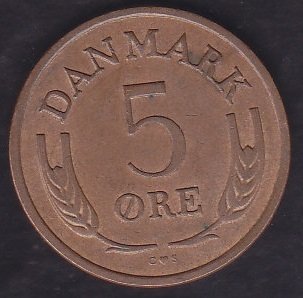 Danimarka 5 Öre 1968