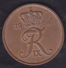 Danimarka 5 Öre 1968