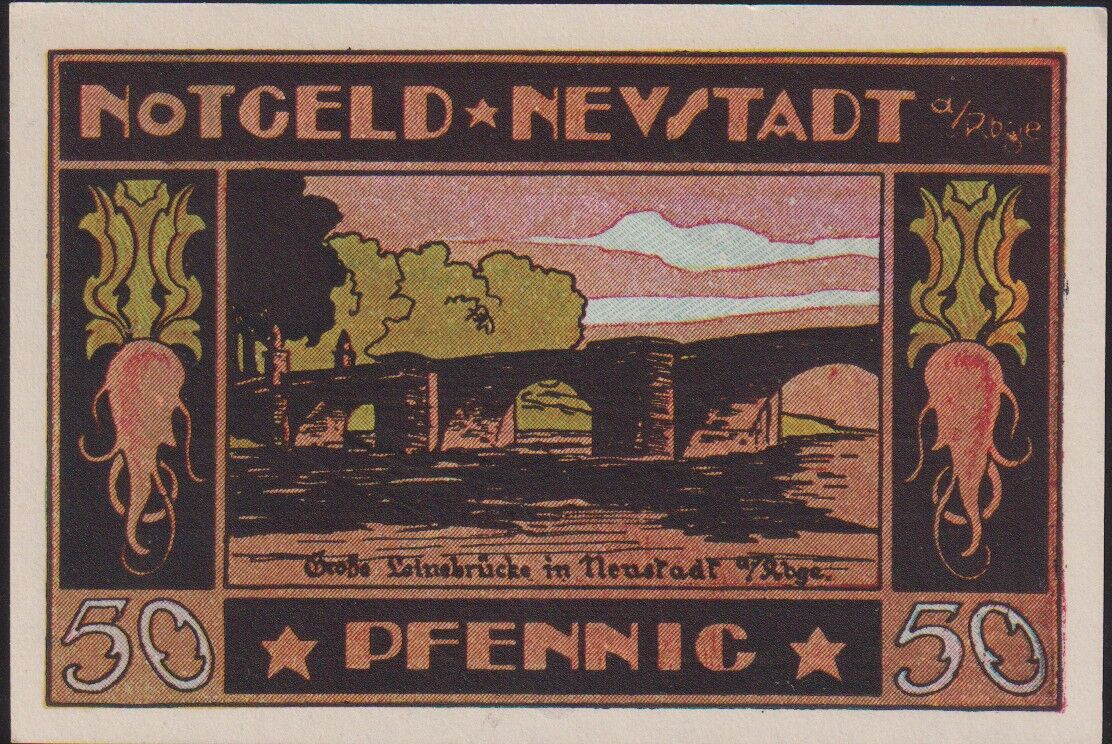 Almanya 50 Pfennig Notgeld 1921 Çil