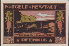 Almanya 50 Pfennig Notgeld 1921 Çil