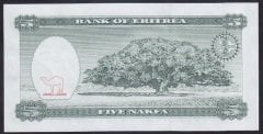 Eritre 5 Nakfa 1997 Çil Pick 2