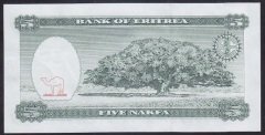 Eritre 5 Nakfa 1997 Çil Pick 2