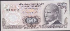 6.Emisyon 1.Tertip 50 Lira I24 033761 Çilaltı Çil