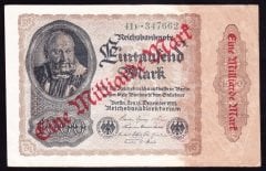 Almanya 1 000 000 000 Mark 1923 Sürsajlı Çok Temiz +