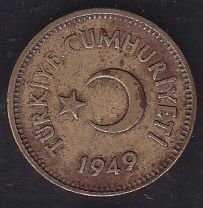 1949 Yılı 5 Kuruş