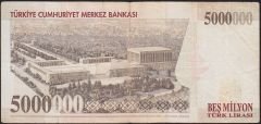 7.Emisyon 5 000 000 Lira I84 073610 Çok Temiz