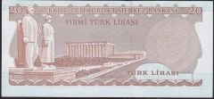 6.Emisyon 2.Tertip 20 Lira E28 418063 Çil