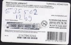 TURKCELL MUHABBET KART 250 KONTÖR LOGOMELO SKT 2010