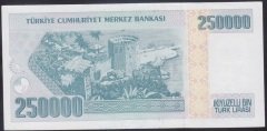 7.EMİSYON 3.TERTİP 250000 LİRA F64 962663 ÇİLALTI ÇİL