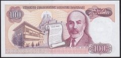 7.EMİSYON 2.TERTİP 100 LİRA F47 594379 ÇİL (AÇIKLAMAYI OKUYUNUZ)