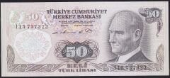 6.Emisyon 1.Tertip 50 Lira I15 737323 Çilaltı