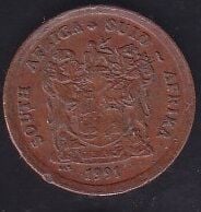 Güney Afrika 1 Cent 1991