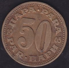 Yugoslavya 50 Dinar 1965