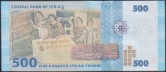 Suriye 500 Pound 2013 Çil Pick 115 A Serisi