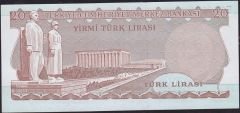 6.Emisyon 2.Tertip 20 Lira E05 325163 Çilaltı
