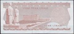 6.EMİSYON 3.TERTİP 20 LİRA H02 016171 TEMİZ